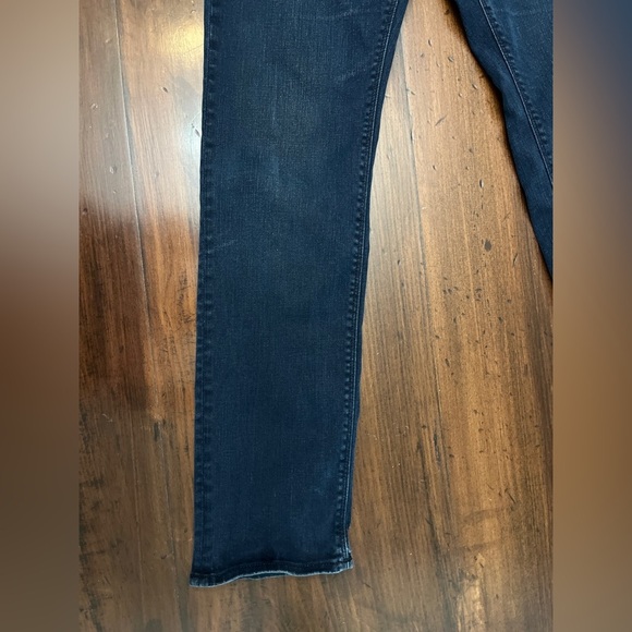 Boss Hugo Boss Jeans Size 30 X 32 Dark Wash Skinny School Preppy Logo Designer - Picture 4 of 16